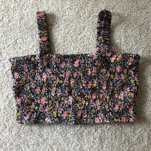 Floral Tube Top Tank